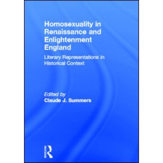 Homosexuality in Renaissance and Enlightenment England