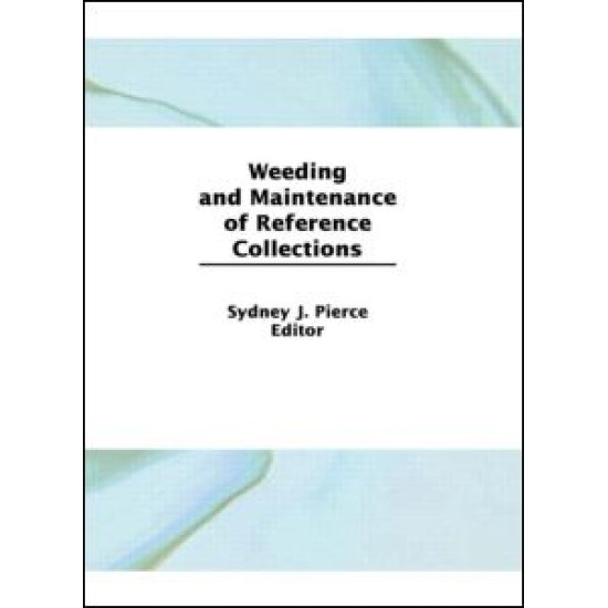 Weeding and Maintenance of Reference Collections