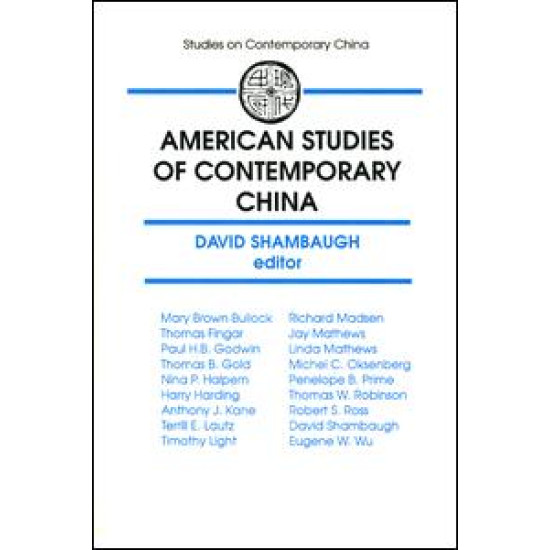 American Studies of Contemporary China American Studies of Contemporary China