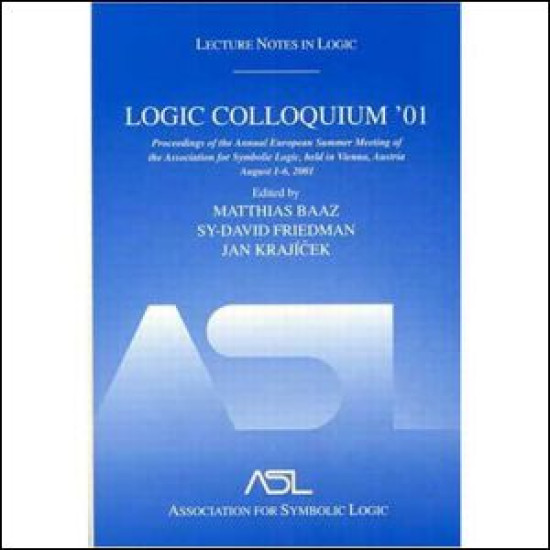 Logic Colloquium '01