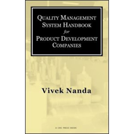 Quality Management System Handbook for Product Development Companies Quality Management System Handbook for Product Development Companies
