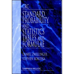 CRC Standard Probability and Statistics Tables and Formulae CRC Standard Probability and Statistics Tables and Formulae