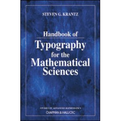 Handbook of Typography for the Mathematical Sciences Handbook of Typography for the Mathematical Sciences