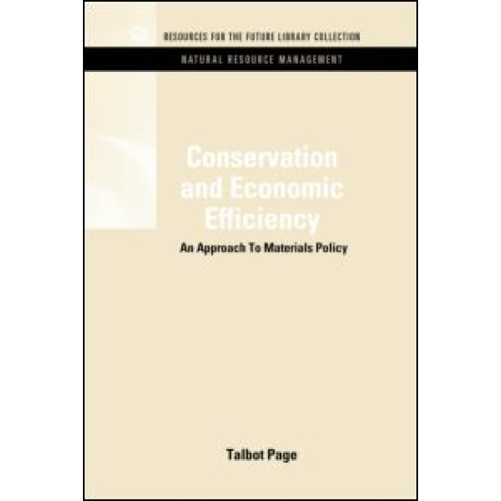 Conservation and Economic Efficiency