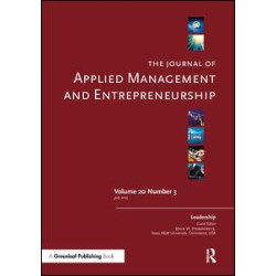 The Journal of Applied Management and Entrepreneurship Vol. 20 Issue 3: A Special Issue on Leadership The Journal of Applied Management and Entrepreneurship Vol. 20 Issue 3: A Special Issue on Leadership