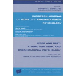 Work and Rest: A Topic for Work and Organizational Psychology Work and Rest: A Topic for Work and Organizational Psychology