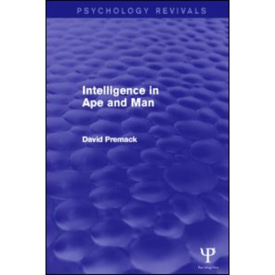 Intelligence in Ape and Man Intelligence in Ape and Man
