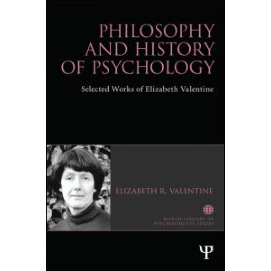 Philosophy and History of Psychology Philosophy and History of Psychology