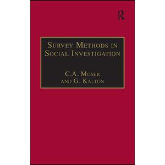 Survey Methods in Social Investigation Survey Methods in Social Investigation