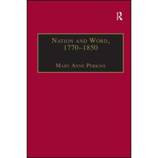 Nation and Word, 1770–1850