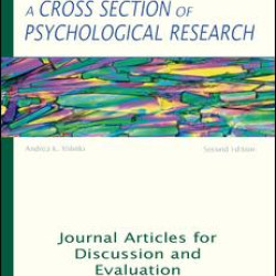 A Cross Section of Psychological Research A Cross Section of Psychological Research
