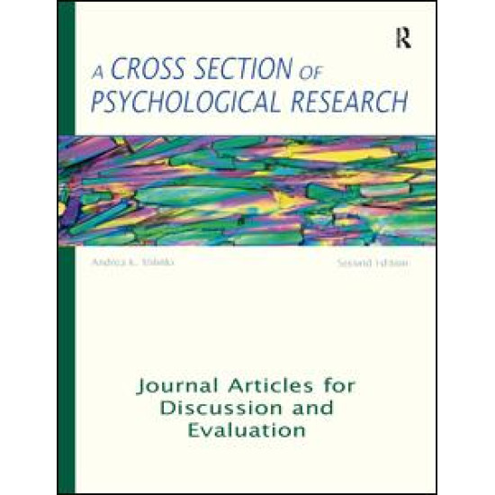 A Cross Section of Psychological Research A Cross Section of Psychological Research