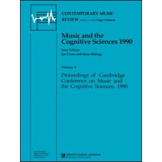 Music and the Cognitive Sciences 1990