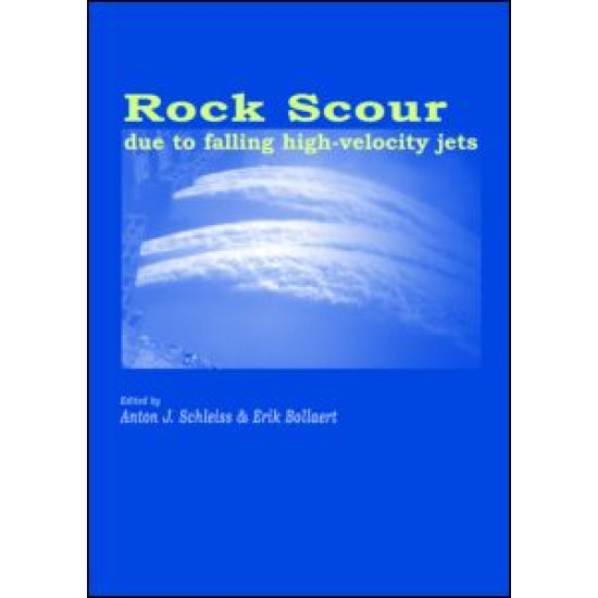 Rock Scour Due to Falling High-Velocity Jets