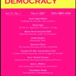 Socialism and Democracy Socialism and Democracy