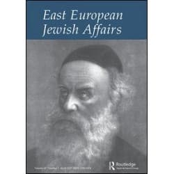 East European Jewish Affairs East European Jewish Affairs