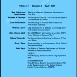 International Peacekeeping International Peacekeeping