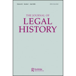 Journal of Legal History Journal of Legal History