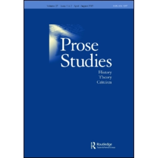 Prose Studies Prose Studies