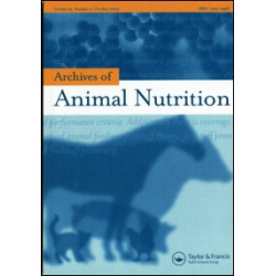 Archives of Animal Nutrition Archives of Animal Nutrition