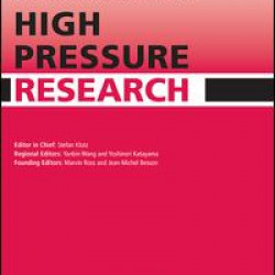 High Pressure Research, An International Journal High Pressure Research, An International Journal