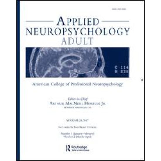 Applied Neuropsychology Adult