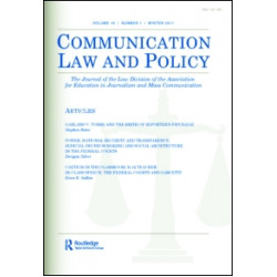 Communication Law and Policy Communication Law and Policy