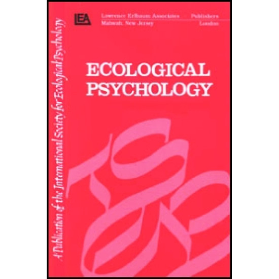 Ecological Psychology Ecological Psychology