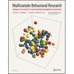 Multivariate Behavioral Research