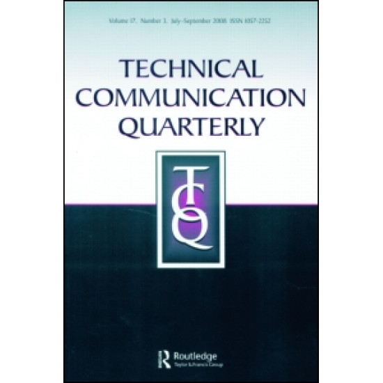 Technical Communication Quarterly Technical Communication Quarterly