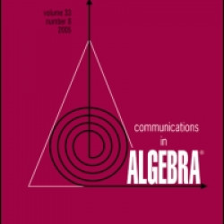 Communications in Algebra Communications in Algebra