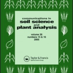 Communications in Soil Science and Plant Analysis Communications in Soil Science and Plant Analysis