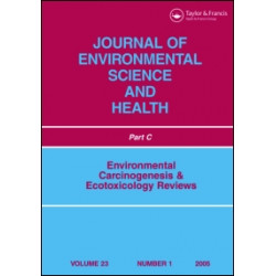 Journal of Environmental Science and Health, Part B Journal of Environmental Science and Health, Part B
