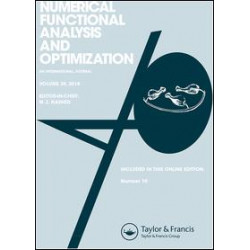 Numerical Functional Analysis and Optimization Numerical Functional Analysis and Optimization