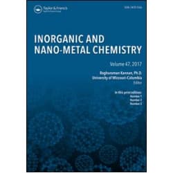 Inorganic and Nano-Metal Chemistry