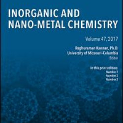 Inorganic and Nano-Metal Chemistry Inorganic and Nano-Metal Chemistry