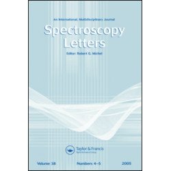 Spectroscopy Letters Spectroscopy Letters