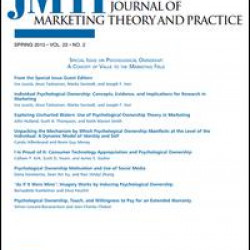 Journal of Marketing Theory & Practice Journal of Marketing Theory & Practice