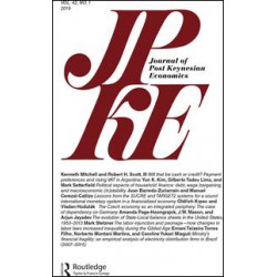 Journal of Post Keynesian Economics Journal of Post Keynesian Economics
