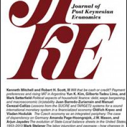 Journal of Post Keynesian Economics Journal of Post Keynesian Economics