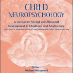 Child Neuropsychology Child Neuropsychology