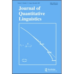 Journal of Quantitative Linguistics Journal of Quantitative Linguistics