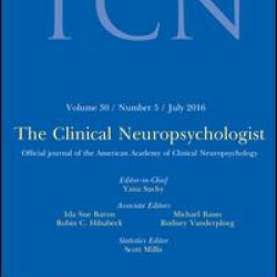 The Clinical Neuropsychologist The Clinical Neuropsychologist