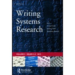 Writing Systems Research Writing Systems Research