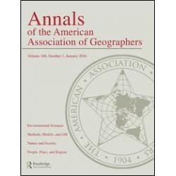 Annals of the American Association of Geographers Annals of the American Association of Geographers