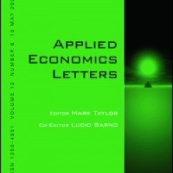 Applied Economics Letters Applied Economics Letters