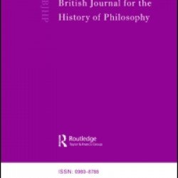 British Journal for the History of Philosophy British Journal for the History of Philosophy