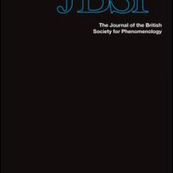 Journal of the British Society for Phenomenology Journal of the British Society for Phenomenology