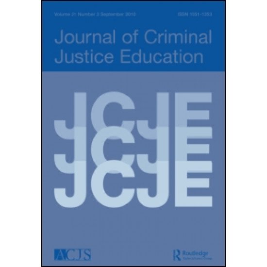 Journal of Criminal Justice Education Journal of Criminal Justice Education
