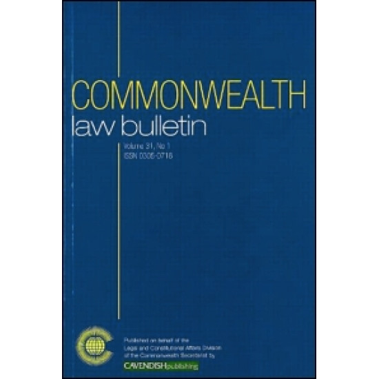 Commonwealth Law Bulletin